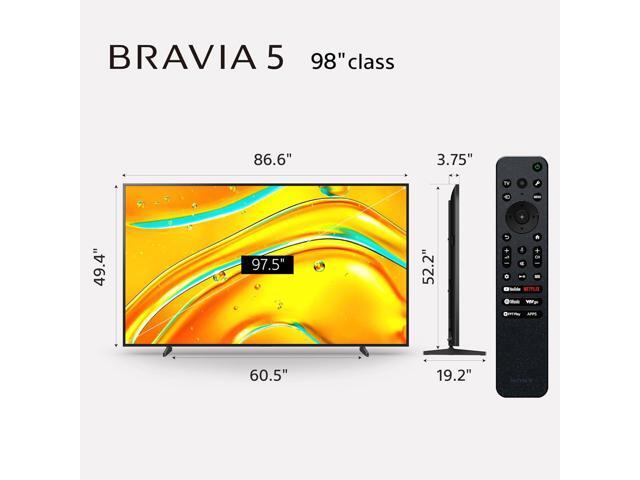 Sony - 98" Class BRAVIA 5 Mini LED 4K UHD Smart Google TV (2025) - image 3