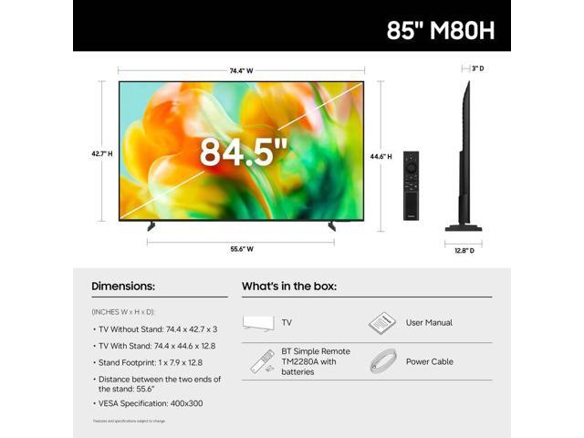 Samsung - 85" Class M80H Series Mini LED 4K UHD SamsungVision AI Smart Tizen TV (2026) - image 5