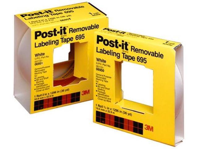 3M Company MM06951 2 Inch By 36 Yards Post-It Labeling Tape - White