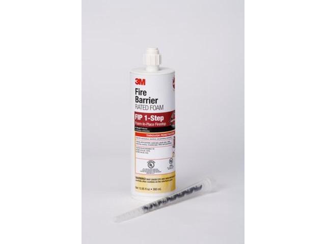 3M Fire Barrier Rated Foam, FIP 1-Step, 12.85 fl oz Cartridge, 6/case