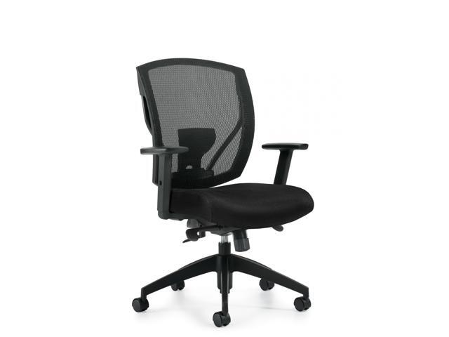 GOF Mesh Synchro-Tilter Ergonomic Chair (G2801) for Home Office, Study Workstation, Black Finish, Designed for Focus and Work Efficiency