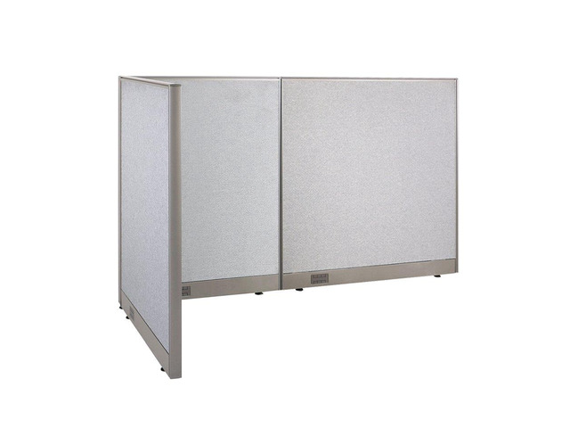 GOF L-Shaped Office Partition Set, Freestanding Privacy Wall/ Cubicle/ Workstation/ Room Divider (36'D x 78'W x 48'H)