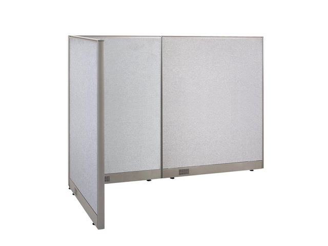 GOF L-Shaped Office Partition Set, Freestanding Privacy Wall/ Cubicle/ Workstation/ Room Divider (36'D x 78'W x 60'H)