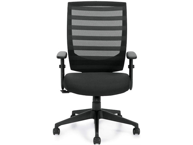GOF Ergonomic and Stylish Multifunctional Task Chair (G11920B), Mesh Back Tilter with Mesh Fabric Cushioned Seat for Home Office, School, Library,...