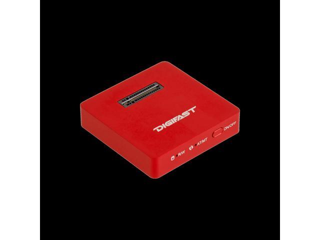 Digifast M.2 NVMe SSD Docking Base, USB3.2 GEN2 Type-C (10 Gbps), Lightweight, Portable Design - Red