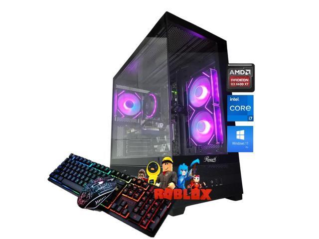 Odyssey Black Widow V3 Custom Gaming PC, RGB LED Fans, Intel Core i7 upto 4.7GHz, 16GB RAM, 1TB NVMe SSD, Radeon RX 6600 XT, Wi-Fi BT, Windows 11...