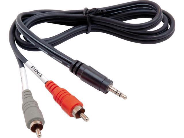 3 Ft 1/8 Stereo (M) to Left and Right RCA (M) RCA to 1/8 Cable