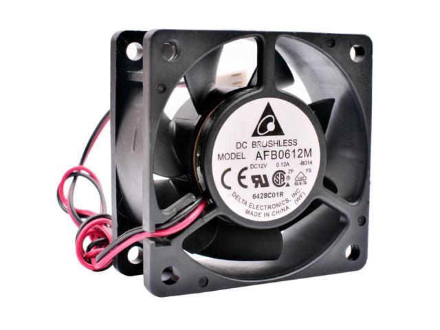 AFB0612M 6cm 6025 60mm 60x60x25mm DC12V 0.12A Double ball bearing 2 lines Chassis power supply silent cooling fan