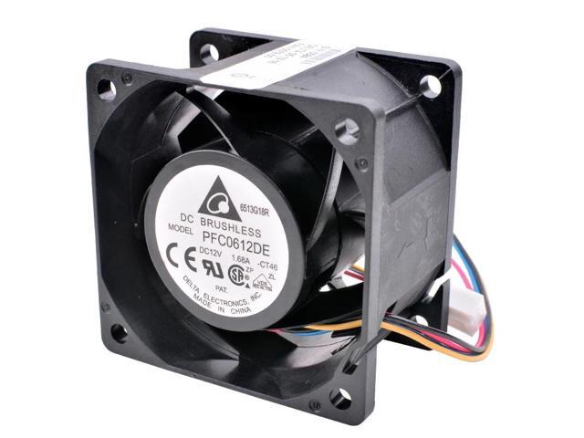 PFC0612DE 6cm 60mm fan 6038 60mm fan DC12V 1.68A 4-wire PWM server power large air volume cooling fan