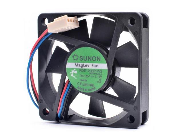 KDE1206PHV2 6cm 6015 60x60x15mm 60mm fan 12V 1.1W power charger cooling fan