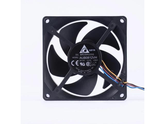 AUB0812VH 80mm fan 8cm 80x80x25mm DC12V 0.41A 4 lines cooling fan for projector photo