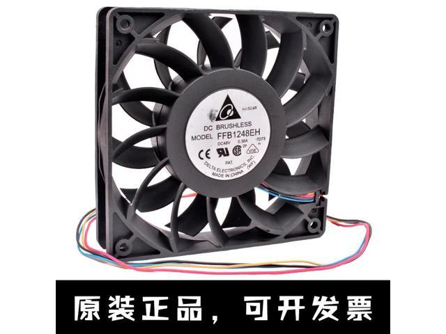 FFB1248EH 12cm 120mm 120x120x25mm 12025 DC48V 0.38A server inverter cooling fan