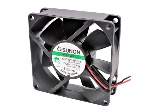 KDE1208PTV4 8cm 80mm fan 8025 80x80x25mm DC9V 0.6W Magnetic suspension bearing cooling fan
