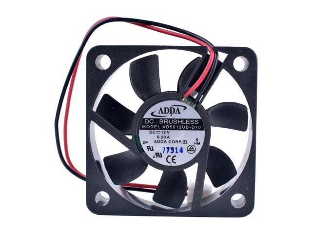 AD5012UB-D70 5015 50mm fan 50x50x15mm 12V 0.2a double ball bearing 5cm electric car charger fan