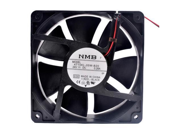 4715L-05W-B20 12cm 120mm 120x120x38mm DC24V 0.28A 2 lines Double ball low noise frequency converter cooling fan