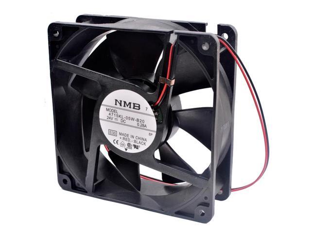 4715L-05W-B20 12cm 120mm 120x120x38mm DC24V 0.28A 2 lines Double ball low noise frequency converter cooling fan
