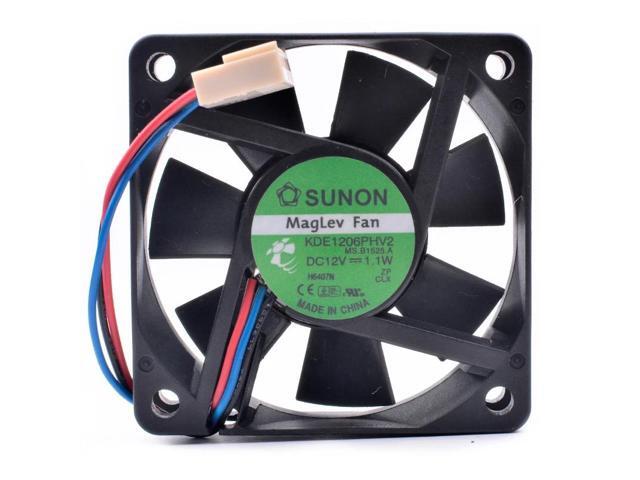 KDE1206PHV2 6cm 6015 60x60x15mm 60mm fan 12V 1.1W power charger cooling fan