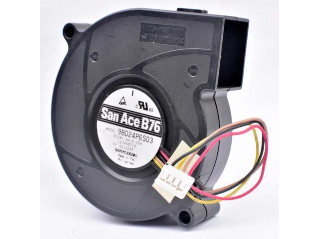9BD24P6S03 7cm 7620 70 * 76 * 20mm DC24V 0.16A 4 wires pwm blower cooling fan for inverter