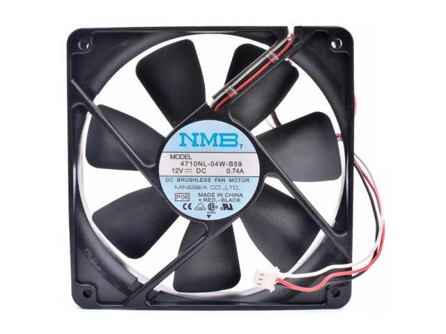 4710NL-04W-B59 12cm 12025 120x120x25mm 120mm fan DC12V 0.74A chassis server 3 line cooling fan