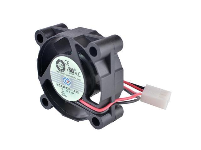MGA4012ZB-A15 4cm 40mm 4015 12V 0.20A 2-wire double ball bearing large air volume cooling fan