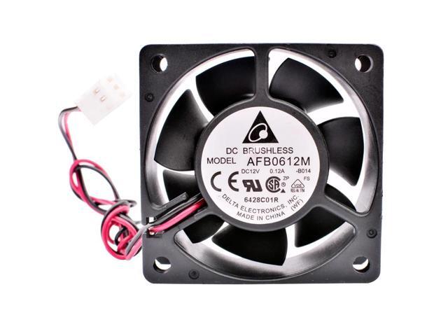 AFB0612M 6cm 6025 60mm 60x60x25mm DC12V 0.12A Double ball bearing 2 lines Chassis power supply silent cooling fan