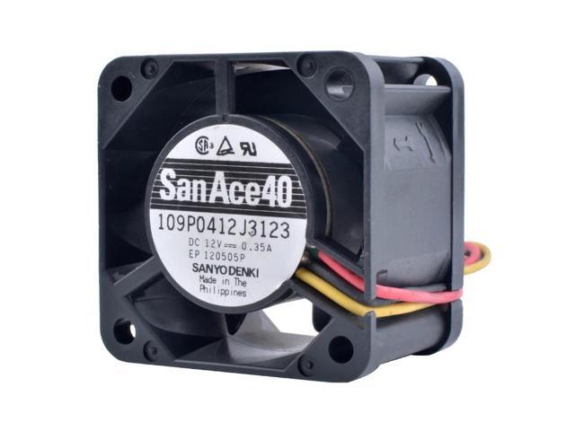 109P0412J3123 4cm 4028 40mm fan 12V 0.35A Double Ball Bearing Server Frequency Converter Cooling Fan
