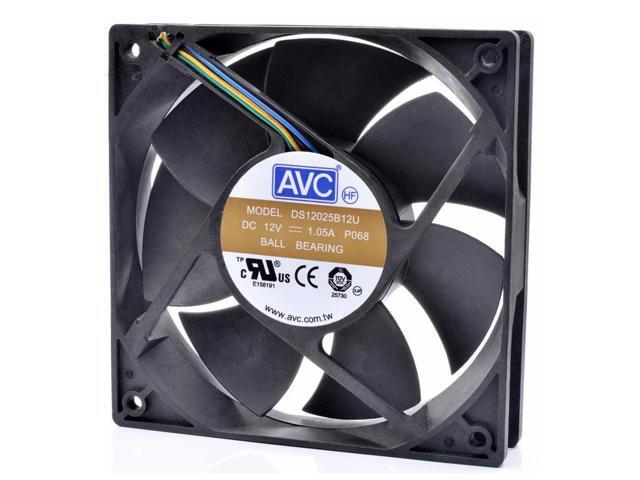 DS12025B12U 12cm 12025 120x120x25mm 12V 1.05A 4 lines 4pin pwm server chassis cooling fan