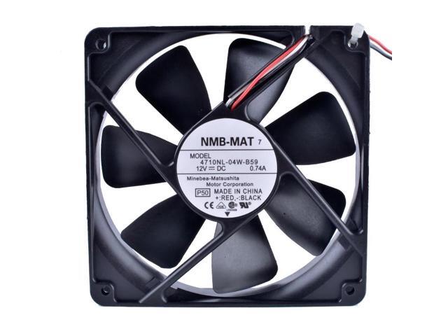 4710NL-04W-B59 12cm 120mm fan 12025 12V 0.74A Double ball bearing large air volume cooling