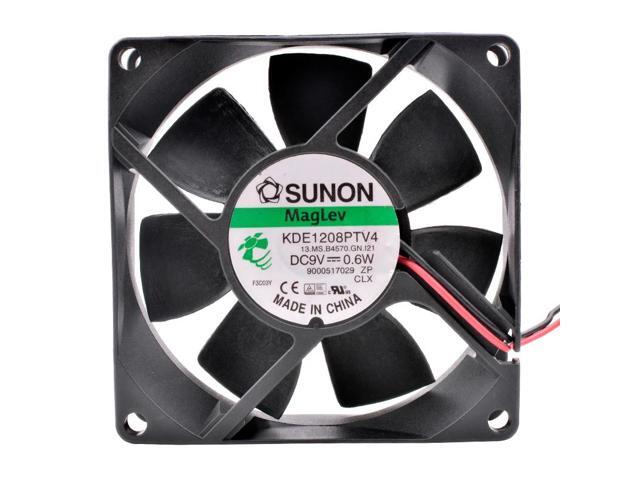 KDE1208PTV4 8cm 80mm fan 8025 80x80x25mm DC9V 0.6W Magnetic suspension bearing cooling fan