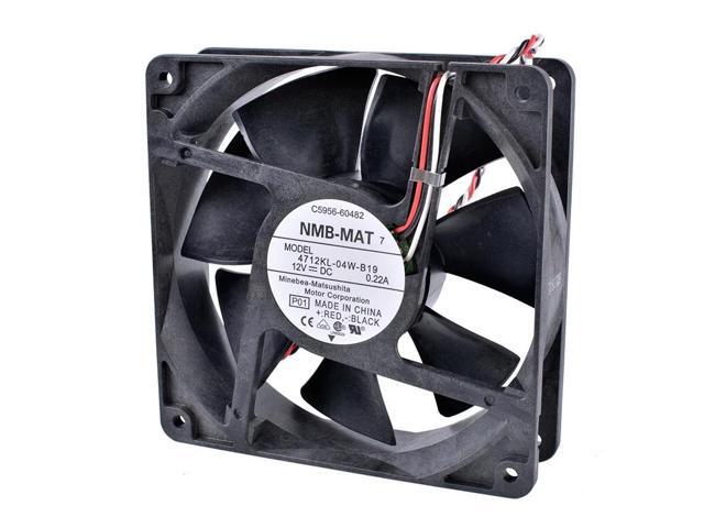 4712KL-04W-B19 12cm 120mm fan 12032 120x120x32mm 12V 0.22A Double ball bearing air pressure cooling fan