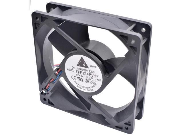 EFB1248VHF-ROO 12cm 120mm fan 120x120x38mm DC48V 0.33A 3 fan leaves cooling fan for server