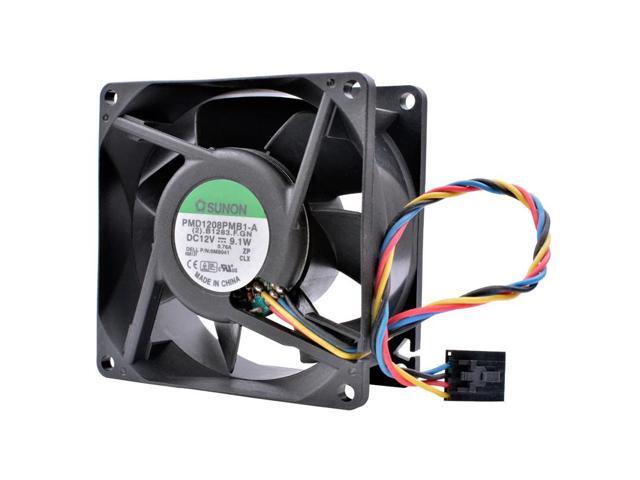 PMD1208PMB1-A 8cm 80mm fan 8038 12V 9.1W Double ball bearing server large air volume cooling fan