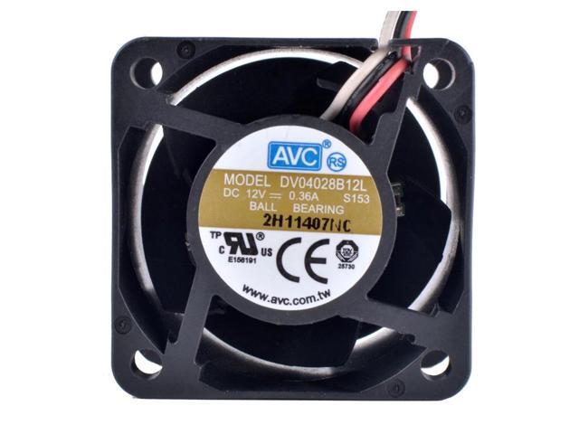 DV04028B12L 4028 4cm 40mm fan 12V 0.36A Temperature Control Sensor - Silent Airflow Cooling Fan