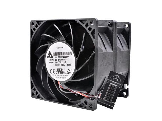 THD0912HE 92x92x38mm DC12V 5.28A Powerful booster server cooling fan