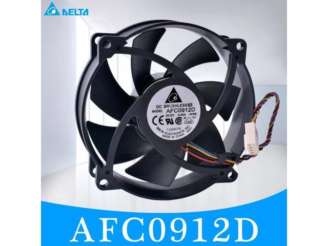 AFC0912D 90X90X25mm 12V 0.46A computer CPU cooler fan 4pin PWM speed adjusting cooling fan