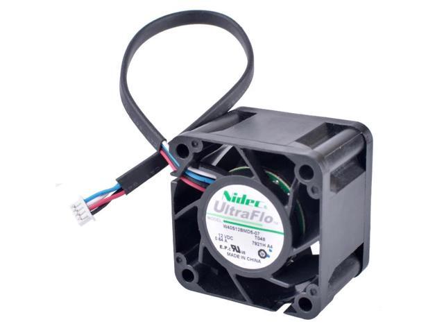 W40S12BMD5-07 4cm 40mm fan 4028 12V 0.64A 4-wire 4pin air volume server power cooling fan
