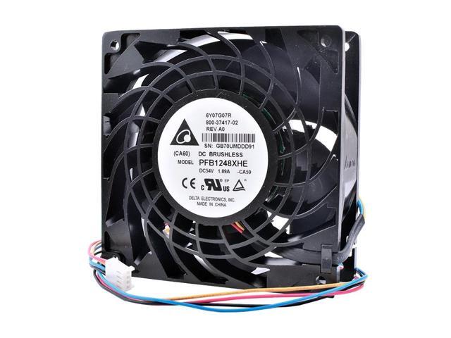 PFB1248XHE 12038 12cm 48V 1.92A double ball bearing inverter server metal fan