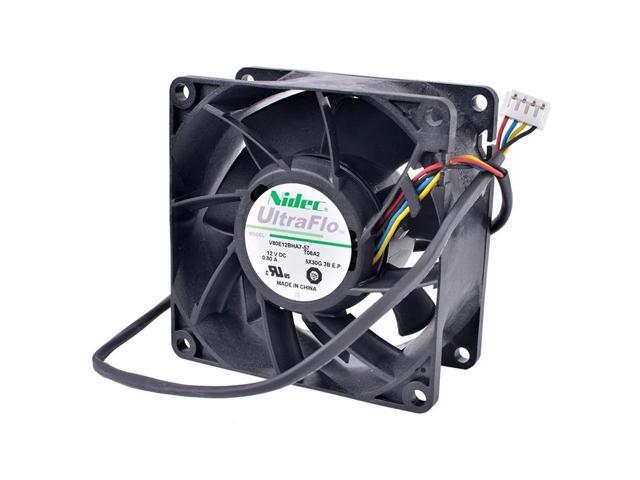 V80E12BHA7-57 8cm 80mm fan 8038 80x80x38mm 12V 0.80A Double ball bearing air volume server cooling fan