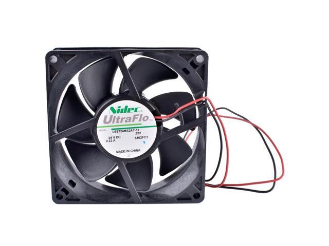 U92T24MS2A7-51 9cm 90mm 92mm 9025 9225 24V 0.22A Two-wire double-ball bearing inverter IPC cooling fan