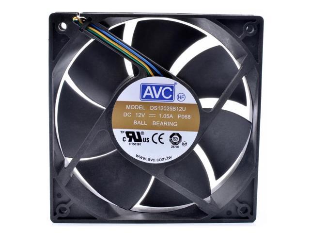 DS12025B12U 12cm 12025 120x120x25mm 12V 1.05A 4 lines 4pin pwm server chassis cooling fan