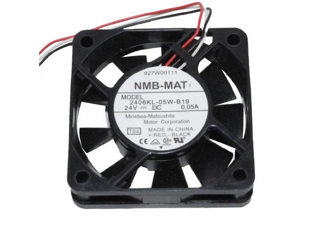 New and 2406KL-05W-B19 6cm 60mm 6015 DC 24V 0.05A Double ball bearing mute inverter cooling fan
