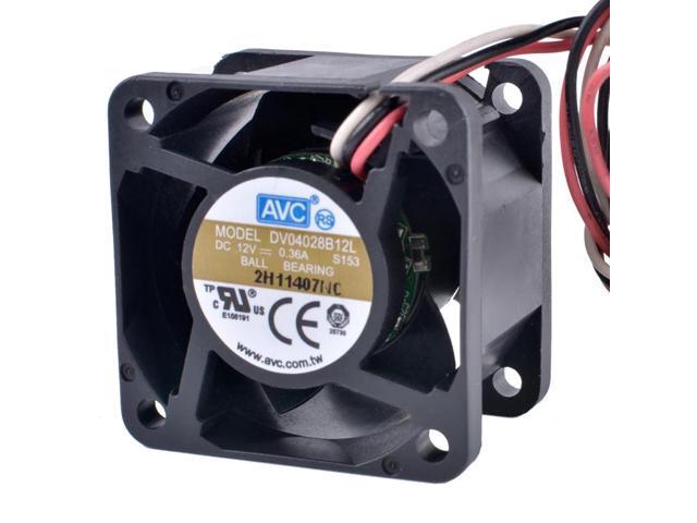 DV04028B12L 4028 4cm 40mm fan 12V 0.36A Temperature Control Sensor - Silent Airflow Cooling Fan