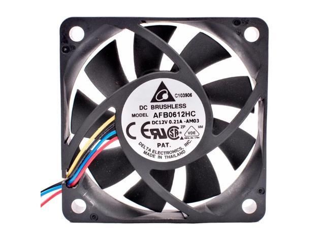 AFB0612HC-AM03 6cm 60mm fan 60x60x13mm DC12V 0.21A 4 lines double ball bearing pwm chassis CPU cooling fan