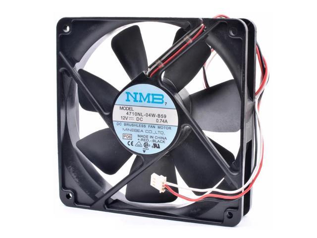 4710NL-04W-B59 12cm 12025 120x120x25mm 120mm fan DC12V 0.74A chassis server 3 line cooling fan