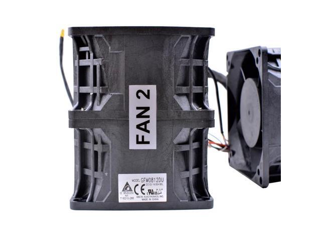 GFM0812DU 8cm 80mm 8085 80x80x85mm DC12V 14A Large air volume server cooling fan double fan