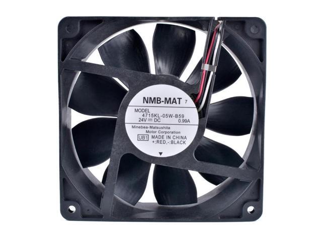 4715KL-05W-B59 12CM 120mm 12038 24V 0.99A Double ball bearing air volume inverter server IPC cooling fan