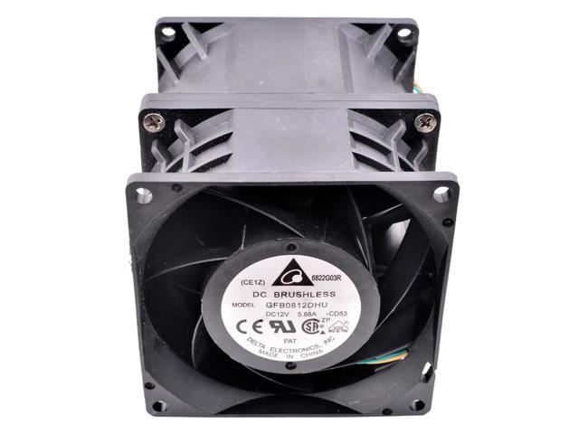 GFB0812DHU 80x80x90mm DC12V 5.88A Servo server large air volume cooling fan