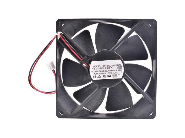 3610KL-04W-B30 9cm 90mm fan 92mm 9025 12V 0.20A Double ball bearing cabinet chassis power cooling fan