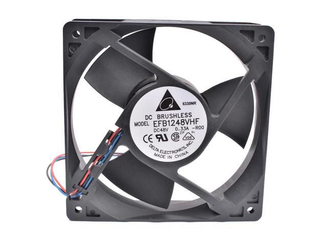EFB1248VHF-ROO 12cm 120mm fan 120x120x38mm DC48V 0.33A 3 fan leaves cooling fan for server