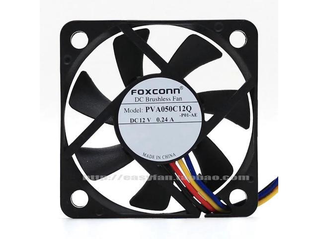 PVA050C12Q 5cm 5010 50mm fan 50x50x10mm 12V 0.24A Hydraulic bearing 4-wire PWM high volume air cooling fan